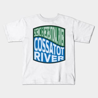 Cossatot River Scenic and Recreational River wave Kids T-Shirt